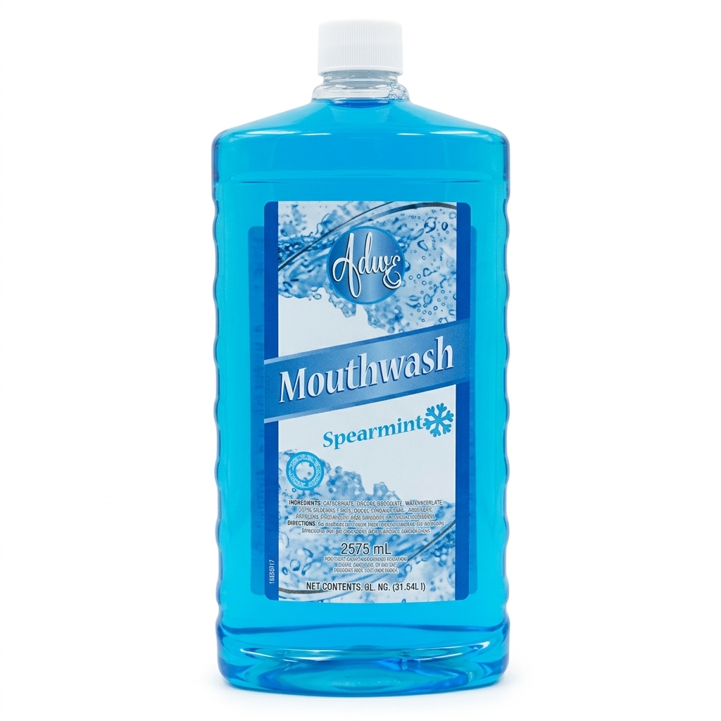 Adwe Kosher Mouthwash Spearmint - 33.8 fl oz (1 ltr)