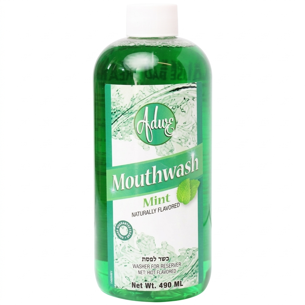 Adwe Kosher Mouthwash Mint - 16.5 fl oz (490mL)