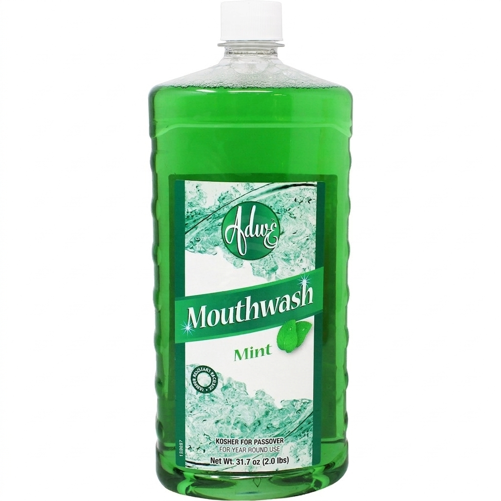 Adwe Kosher Mouthwash Mint - 31.75 fl oz (2 lb)