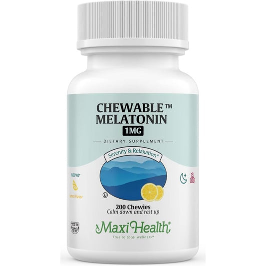 Maxi Chewable Melatonin 1mg - 200 Chewies